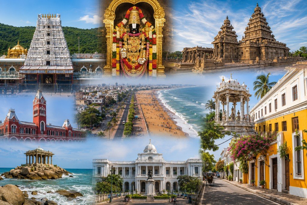 Sacred & Coastal Tour - Tirupati, Chennai and Pondicherry
