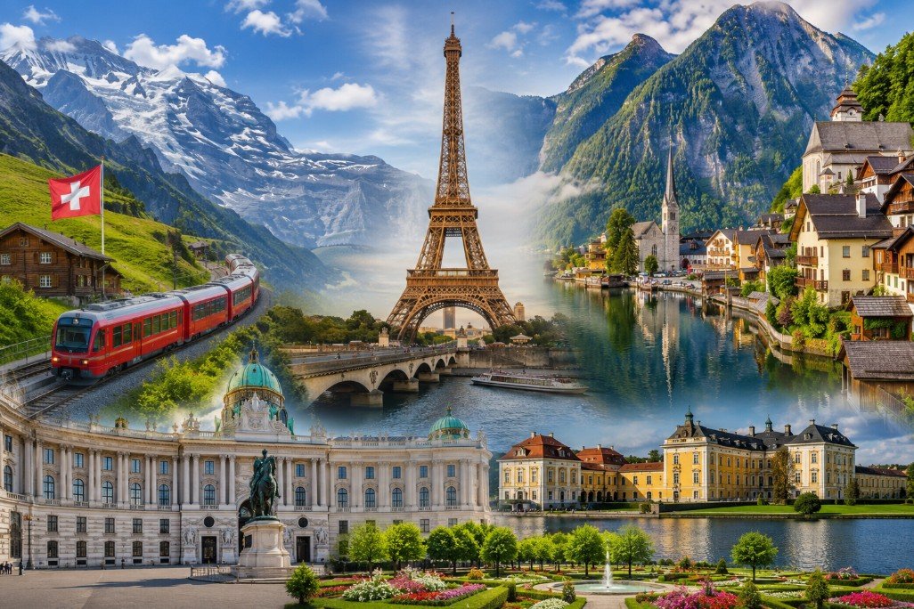 Three Gems of Europe : Switzerland, France & Austria